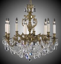  CH9542-O-10G-PI - 8 Light Rosetta Chandelier